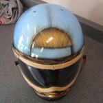Dragster racing helmets for the webster motorsports team. 2 of 10