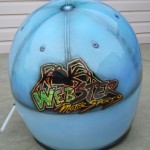 Dragster racing helmets for the webster motorsports team. 4 of 10
