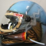 Dragster racing helmets for the webster motorsports team. 5 of 10