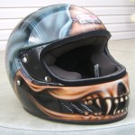 Dragster racing helmets for the webster motorsports team. 6 of 10