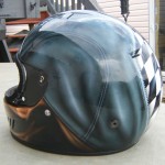 Dragster racing helmets for the webster motorsports team. 7 of 10